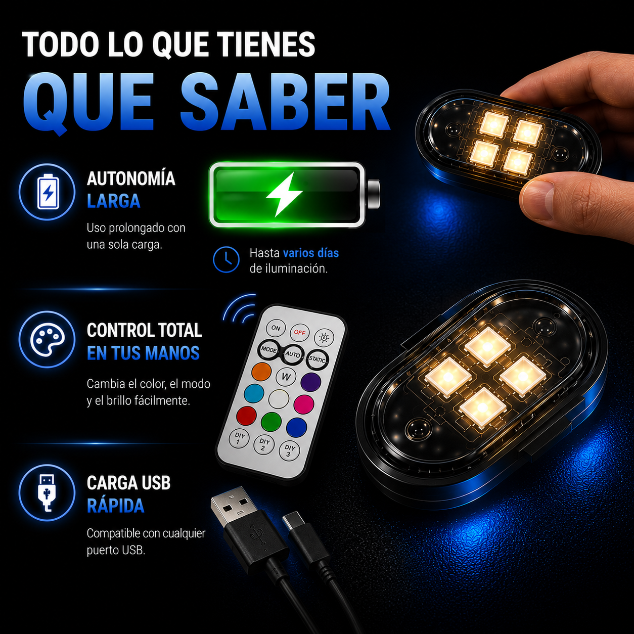 Kit Premium Iluminación Ambiental LED RGB