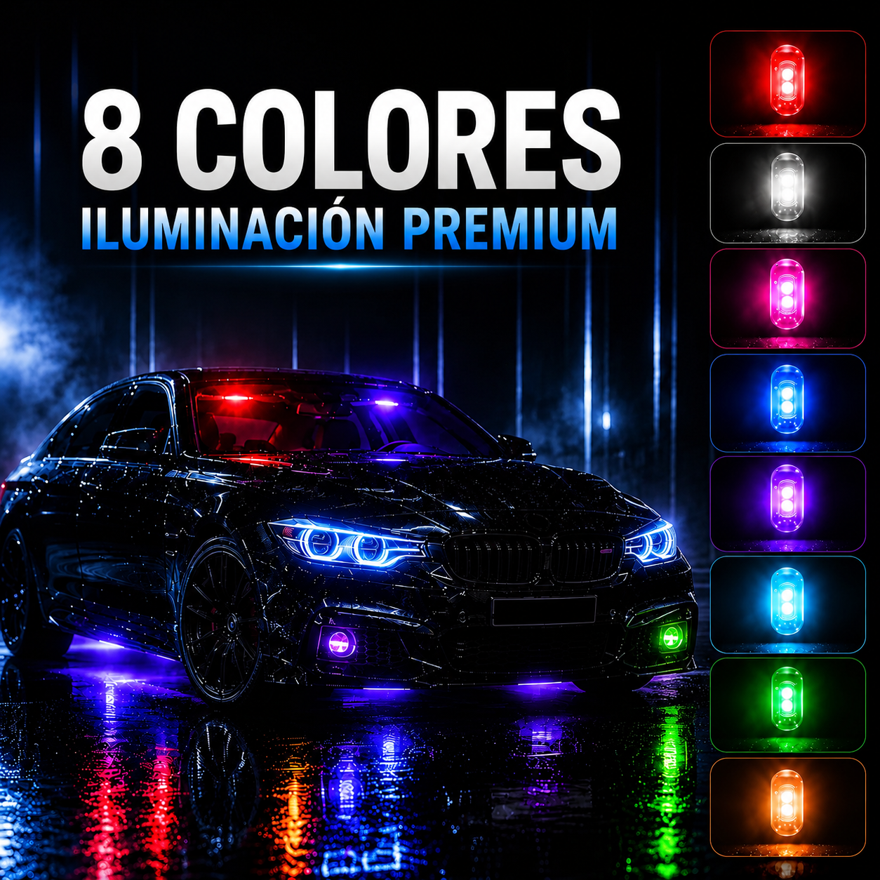 Kit Premium Iluminación Ambiental LED RGB